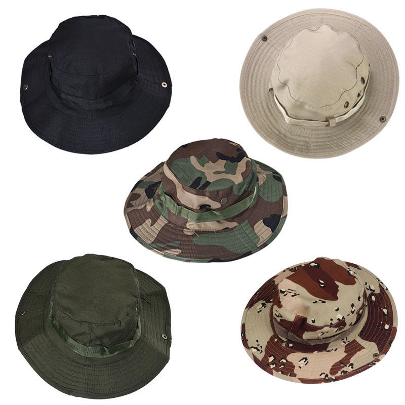 Khaki Boonie Hat for Hunting, Fishing, Hiking and Outdoor Use