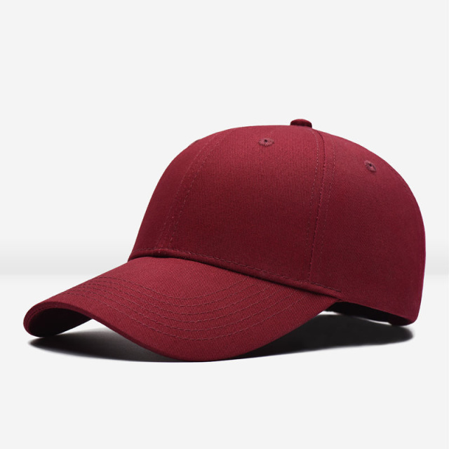 Burgundy Baseball Cap Hat - Adjustable, Ventilated